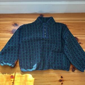 Eleven Eleven Plaid Fleece Pullover in Size XL. Brand New with Tags.